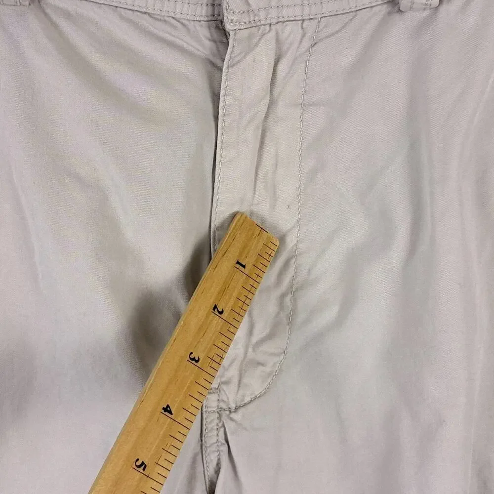 VTG Polo Jeans Co Ralph Lauren Cargo Shorts Mens 38 Khaki Skate Baggy Army Y2K
